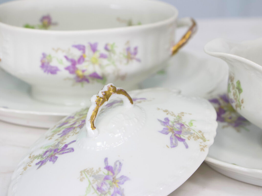 Антикварный фарфоровый сервиз GDA Limoges