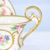 Кофейная пара с цветочным декором