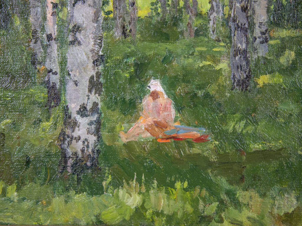 Олійний живопис «Березовий гай», Дар'їн Г. О.