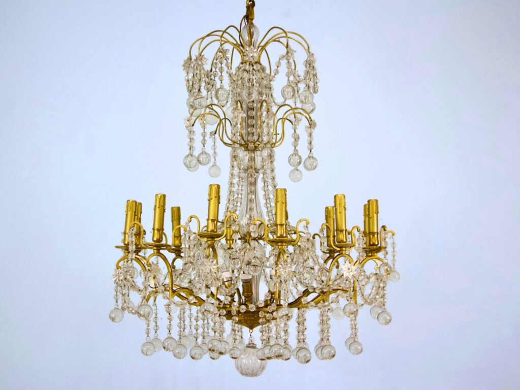 IMG_0779 Вінтажна кришталева люстра