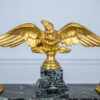 Антикварна чорнильниця на мармуровій основі