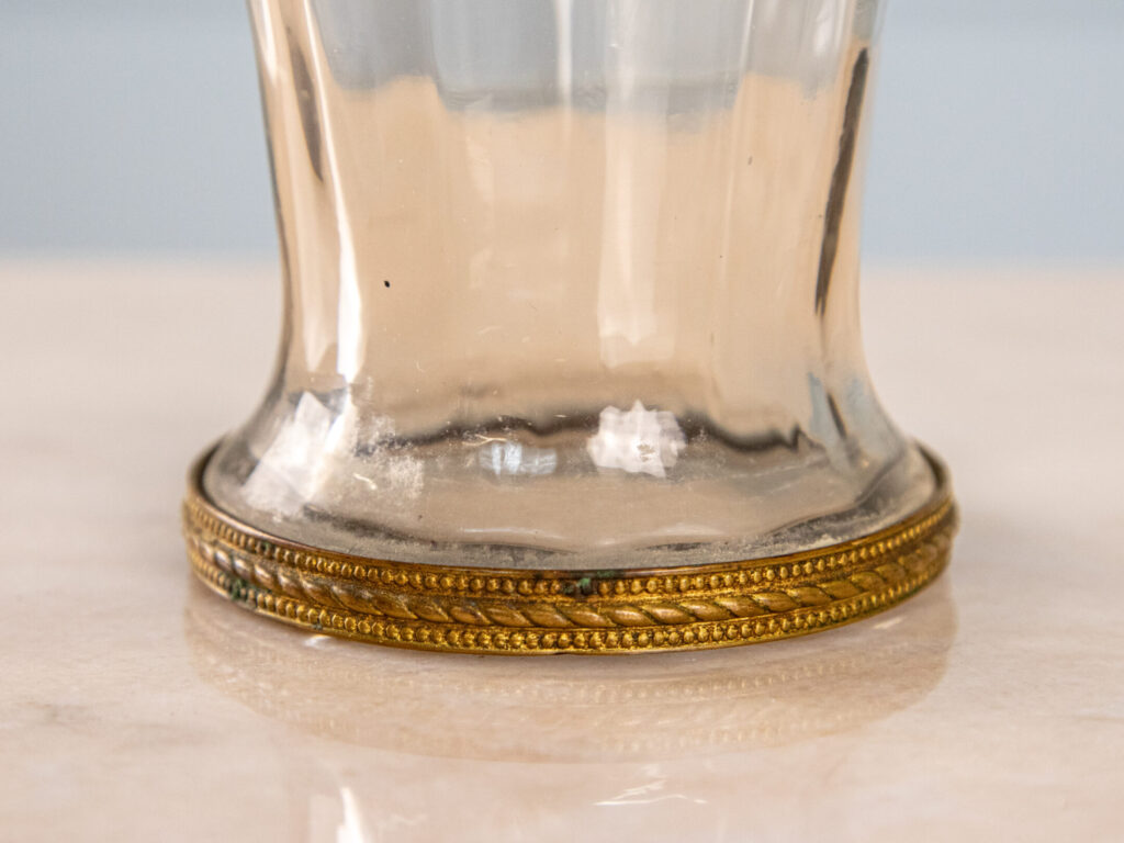 Антикварная хрустальная ваза в стиле Наполеона III