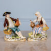 BN4A6033 Антикварные фарфоровые статуэтки «Птичники», Potschappel (Потшапель)