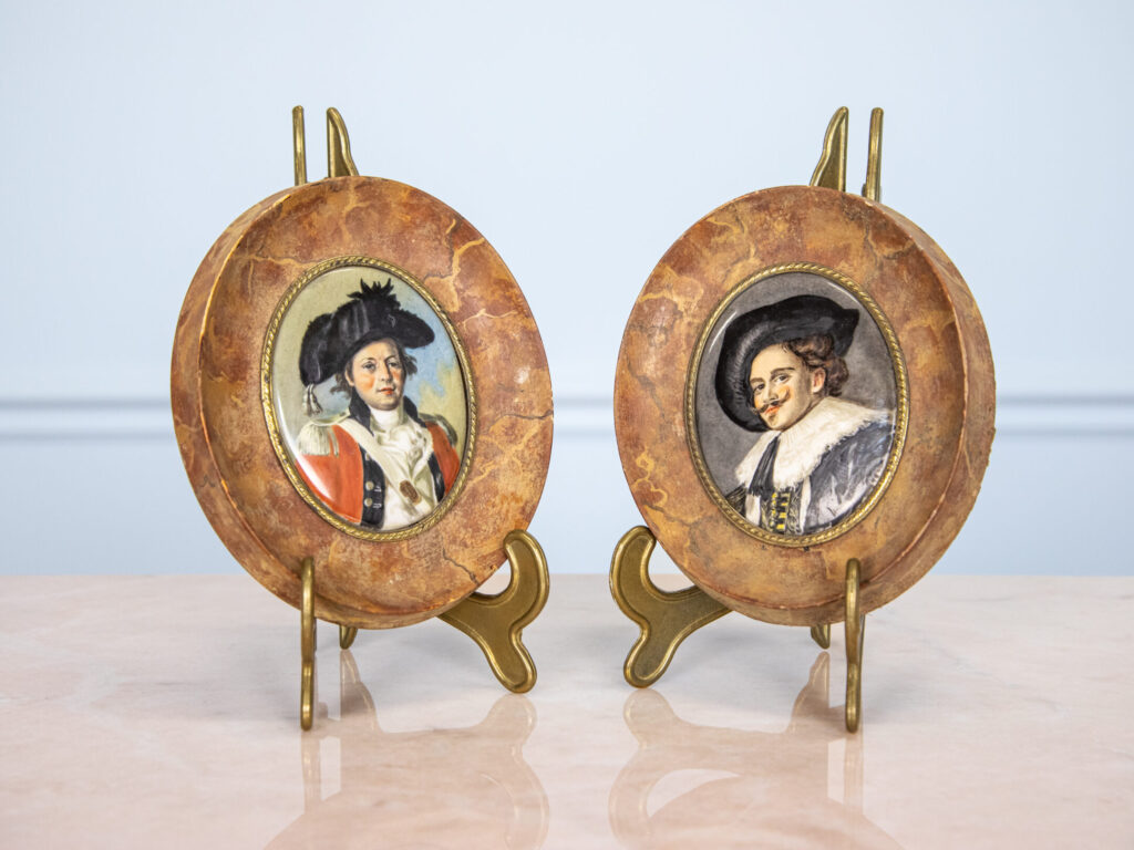 Миниатюрные портреты в рамках Meissen (Мейсен)