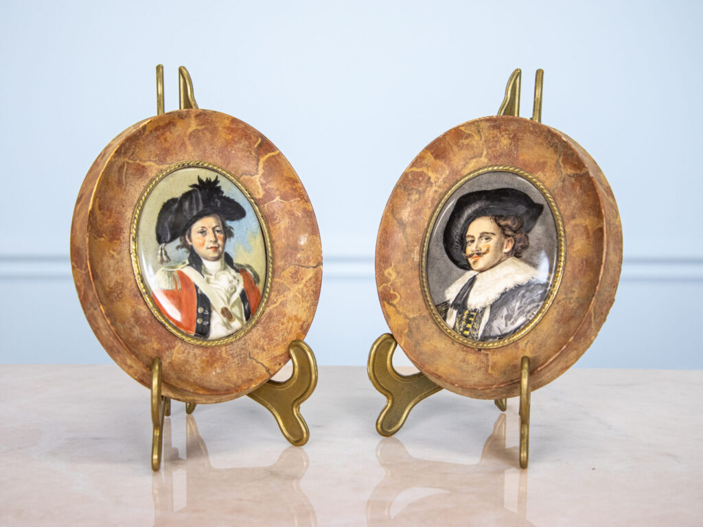 Миниатюрные портреты в рамках Meissen (Мейсен)