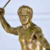 Бронзова скульптура «Воїн зі списом» П.Терещука