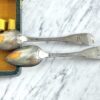 Антикварні срібні чайні ложки у футлярі