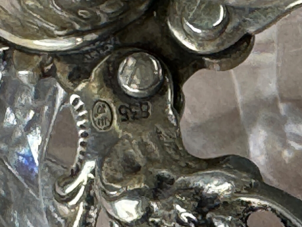 IMG_3684 Вінтажний срібний набір для спецій «Птахи»