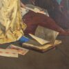 Антикварний живопис «Карл VI з Одеттою де Шампдівер і її блазнем», Е. Лейг (E. Leygue)