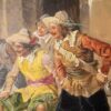 Антикварний жанровий живопис авторства Ж. Аппера