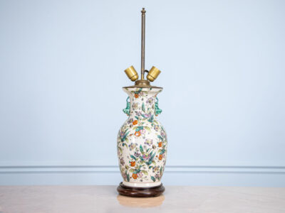 BN4A6667 Винтажная фарфоровая настольная лампа