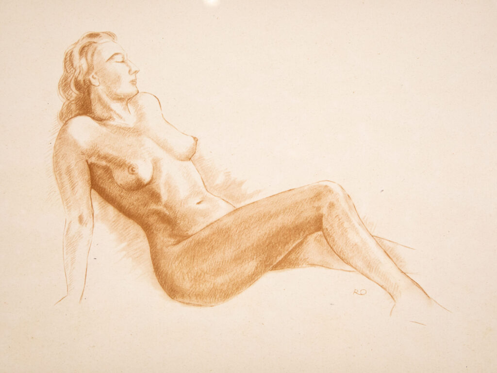 BN4A6815 Пара академічних рисунків оголеної жіночої натури