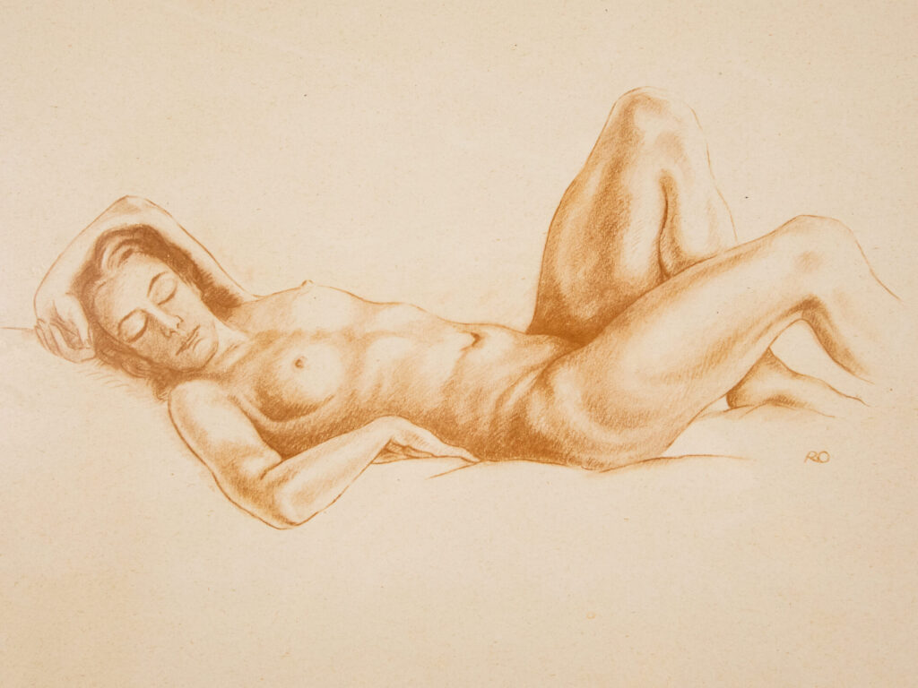 BN4A6817 Пара академічних рисунків оголеної жіночої натури