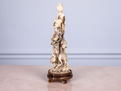 BN4A7105 Статуэтка «Журавли и лотосы»