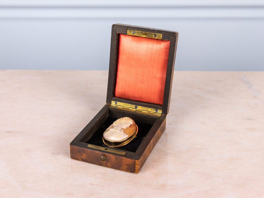 BN4A7219 Антикварна брошка-камея в золотій оправі