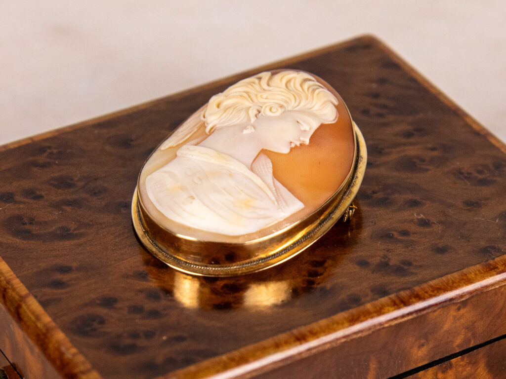 BN4A7224 – копія Антикварна брошка-камея в золотій оправі