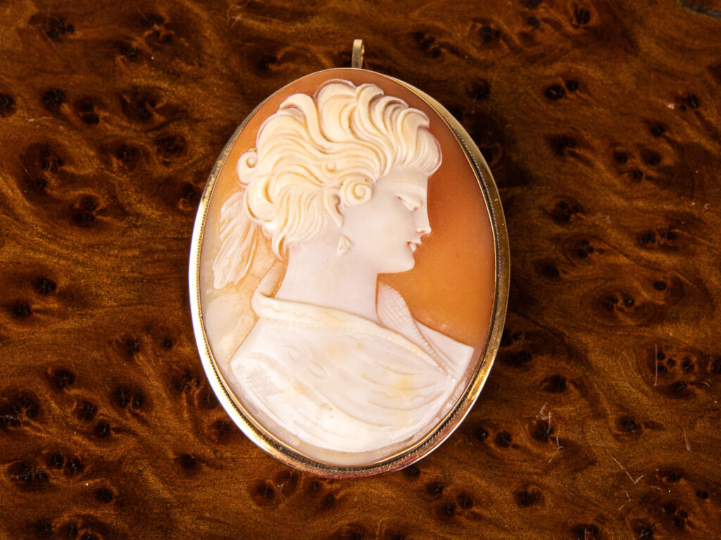 BN4A7227 – копія Антикварна брошка-камея в золотій оправі