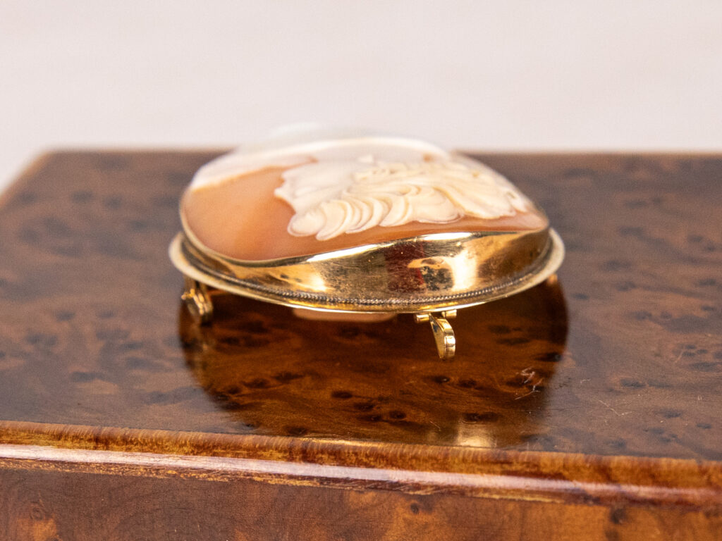 BN4A7232 – копія Антикварна брошка-камея в золотій оправі