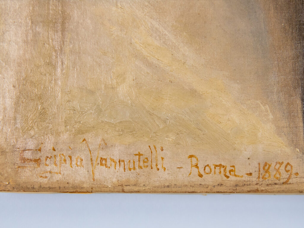 BN4A7960 Антикварний живопис «Портрет чоловіка», Ш. Ваннутеллі (S. Vannutelli)