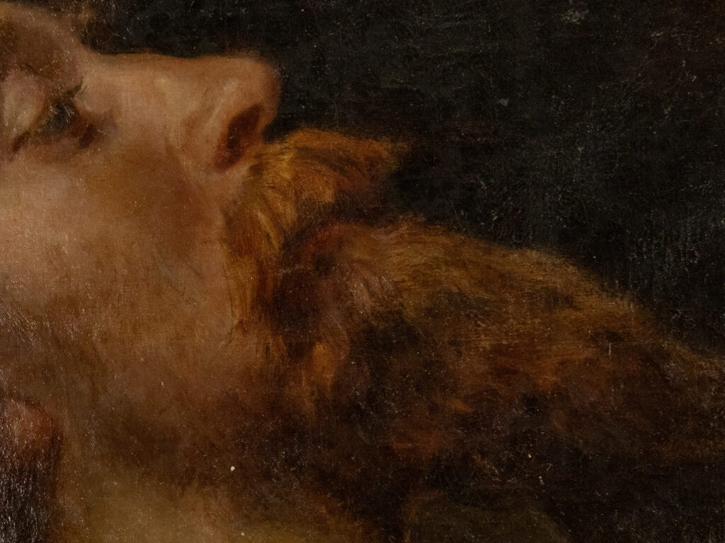 BN4A7981 Антикварний живопис «Портрет чоловіка», Ш. Ваннутеллі (S. Vannutelli)