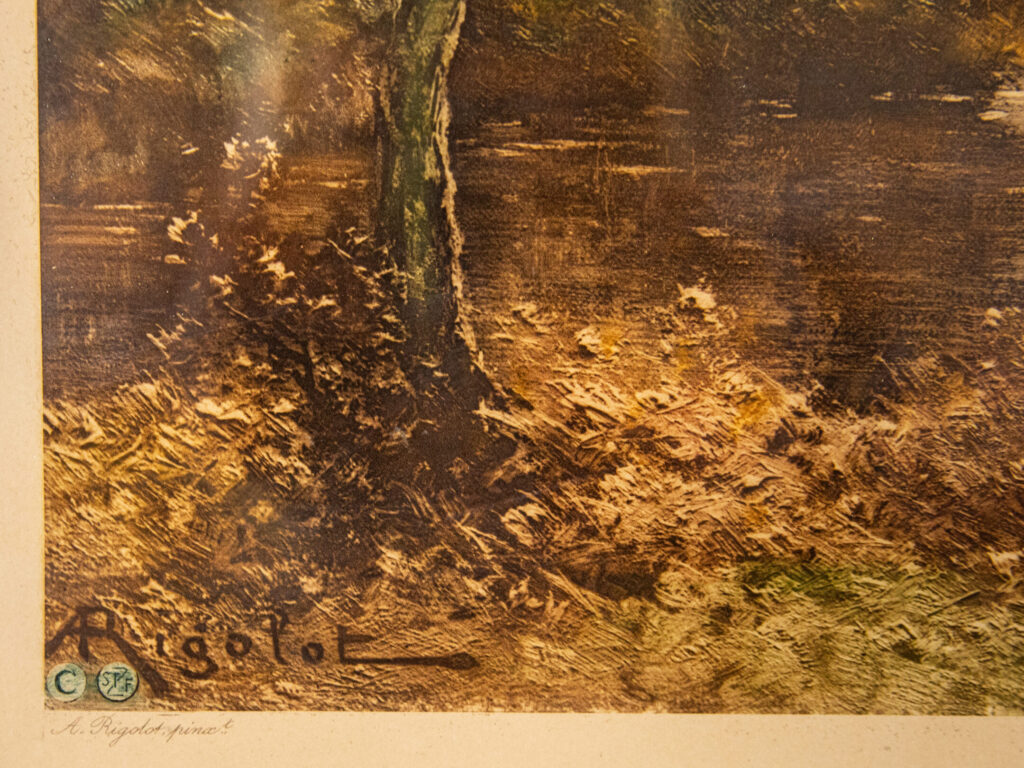 Антикварна літографія авторства А. Ріголо (Albert Rigolot)