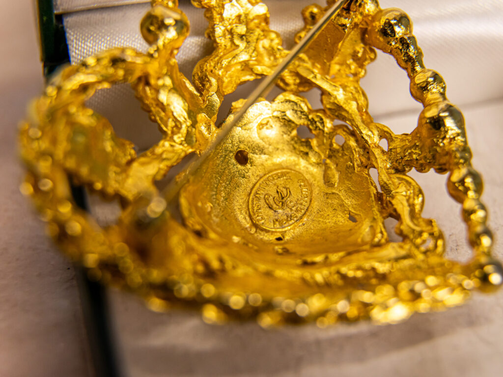 Вінтажна брошка «Серце» від Крістіана Лакруа (Christian Lacroix)