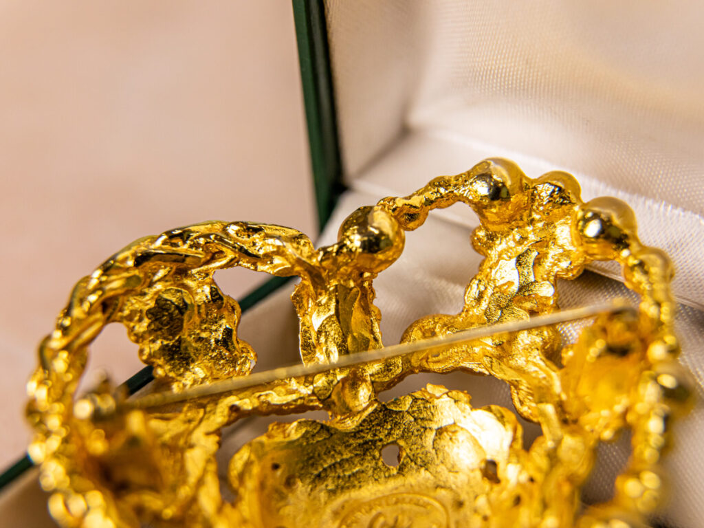 Вінтажна брошка «Серце» від Крістіана Лакруа (Christian Lacroix)