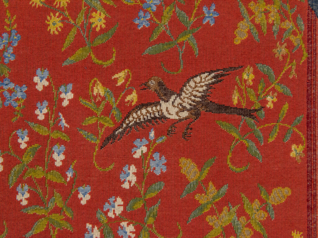 Вінтажний гобелен «Дама з єдинорогом»