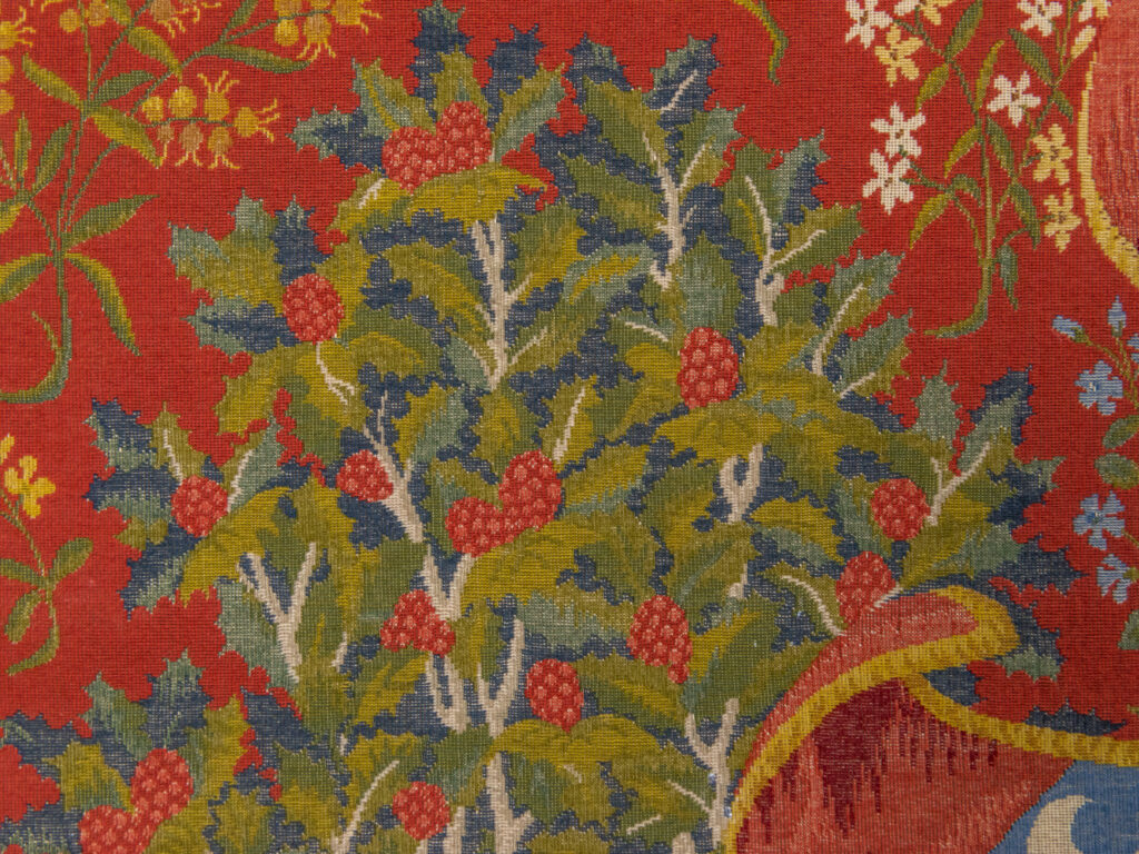 Вінтажний гобелен «Дама з єдинорогом»