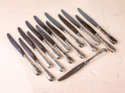 Вінтажний набір столових ножів Christofle