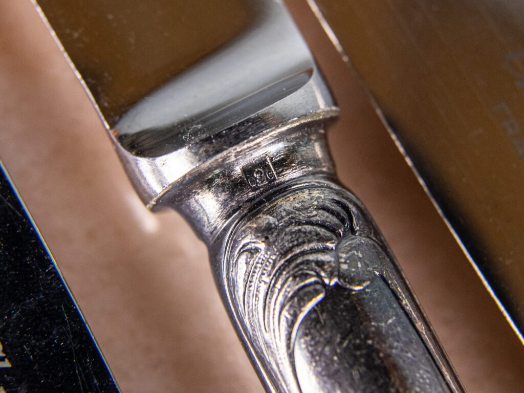 Вінтажний набір столових ножів Christofle