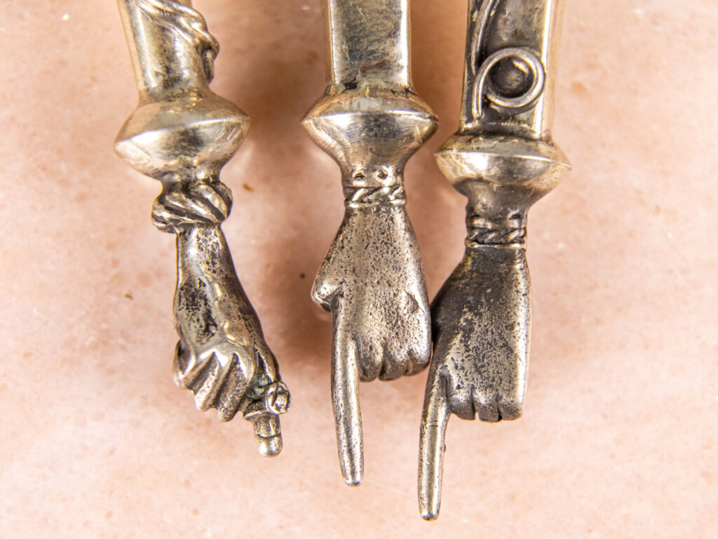 Набір срібних указок (ядів) для читання Тори