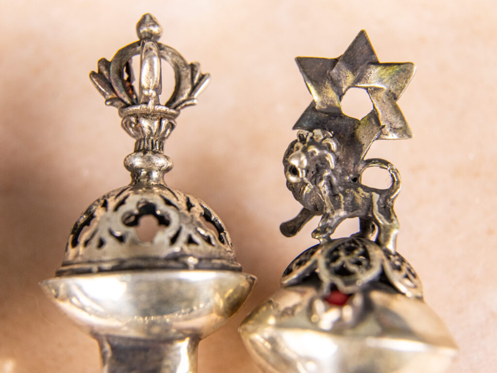 Набір срібних указок (ядів) для читання Тори