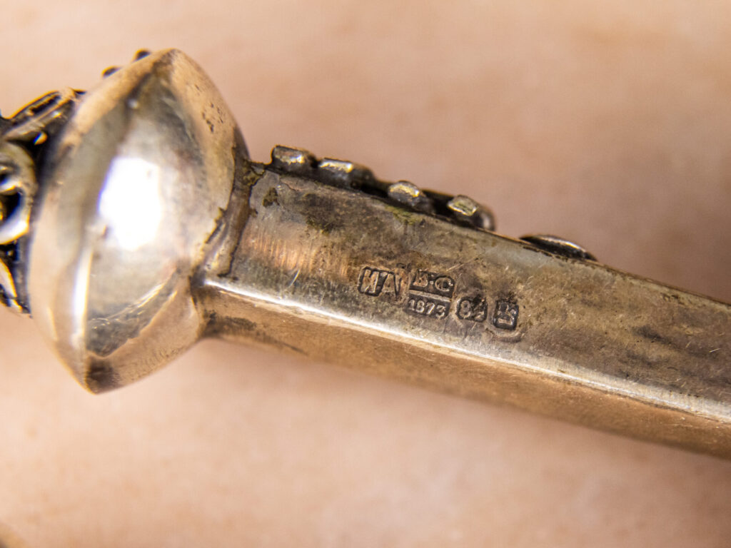 Набір срібних указок (ядів) для читання Тори