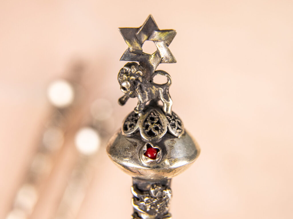 Набір срібних указок (ядів) для читання Тори