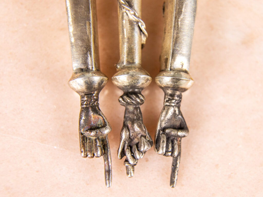 Набір срібних указок (ядів) для читання Тори