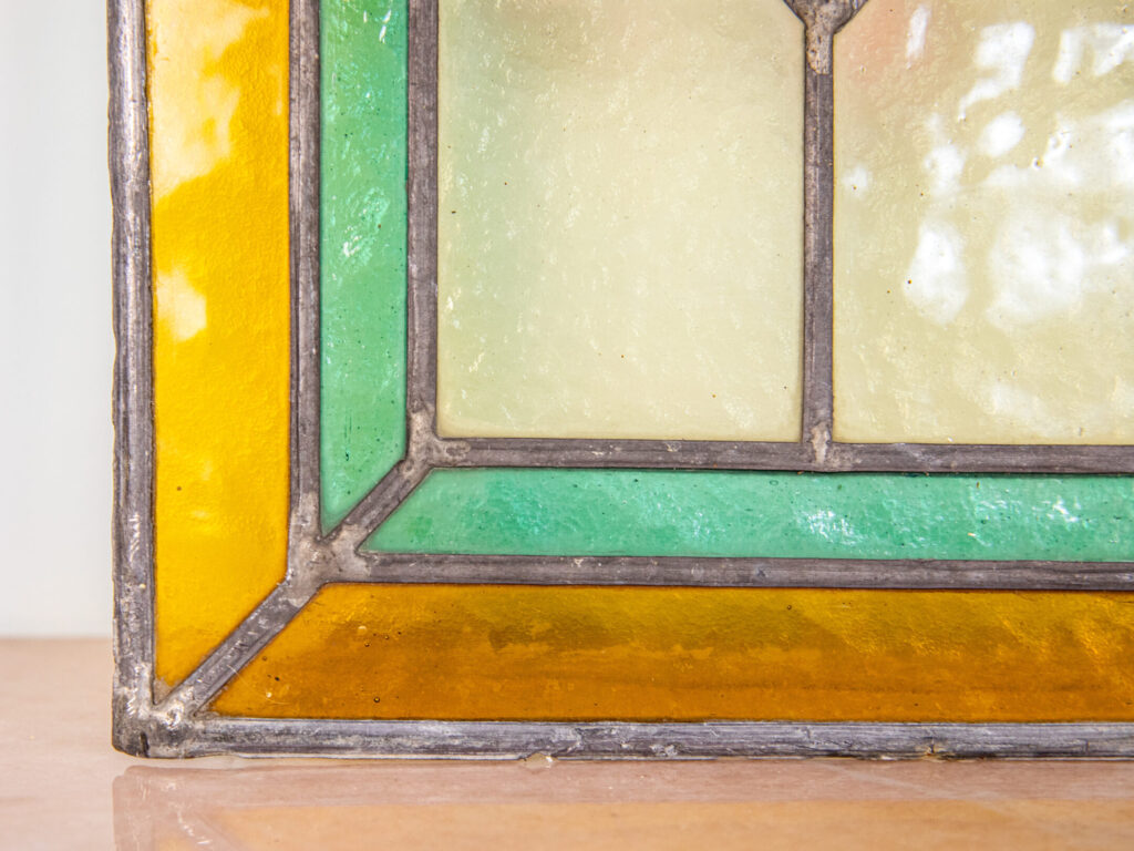 Пара витражных панно