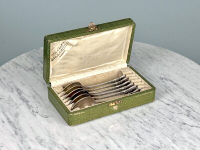 IMG_2414 Антикварные чайные ложки в футляре