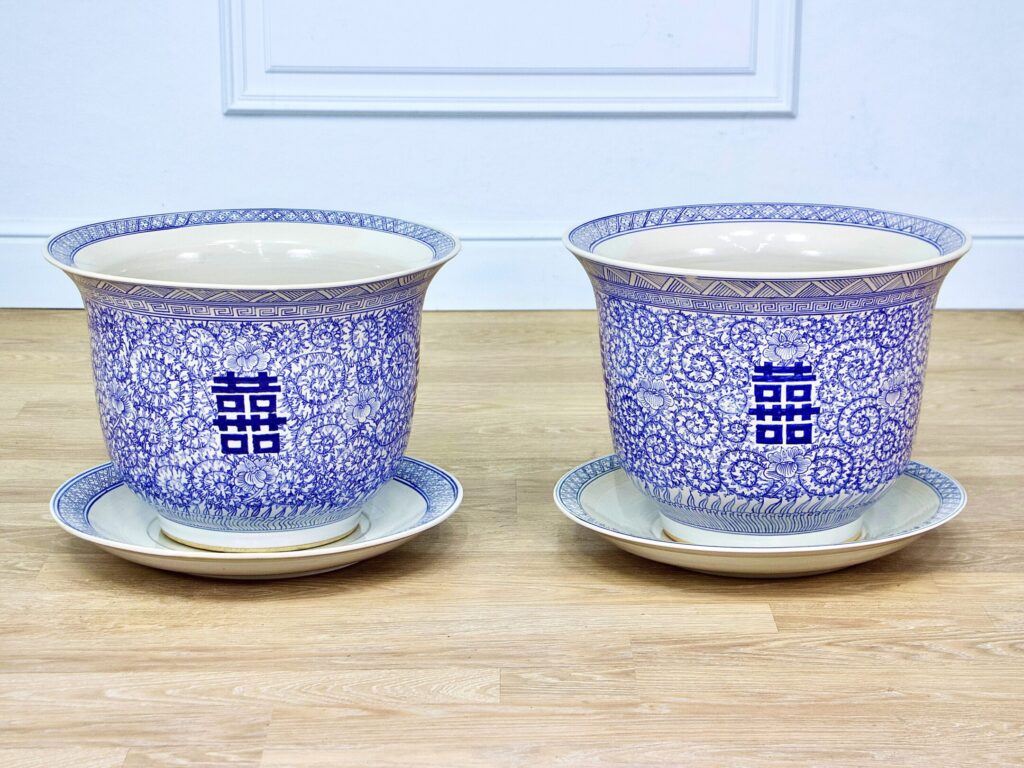 IMG_3030 Пара вінтажних вазонів (горщиків) для квітів