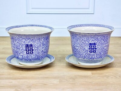 IMG_3030 Пара вінтажних вазонів (горщиків) для квітів