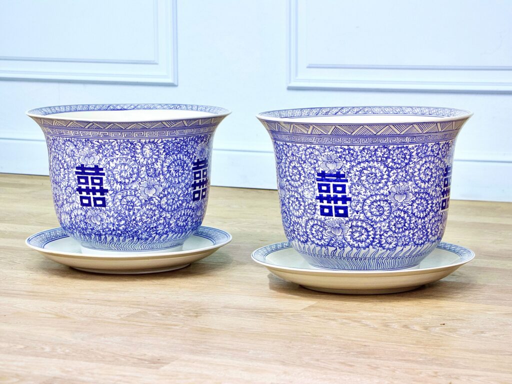 IMG_3031 Пара вінтажних вазонів (горщиків) для квітів