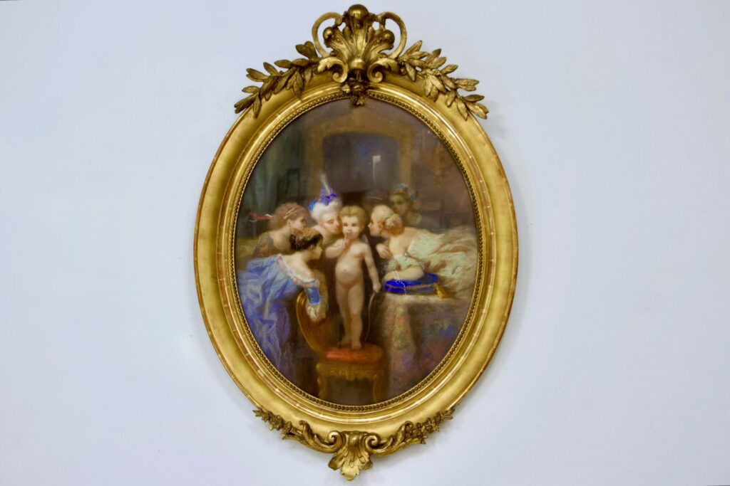 IMG_3337 Антикварна картина «Вакх у дитинстві»