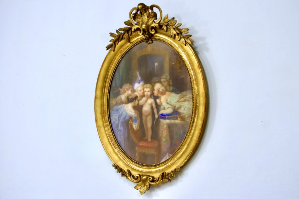 IMG_3338 Антикварна картина «Вакх у дитинстві»