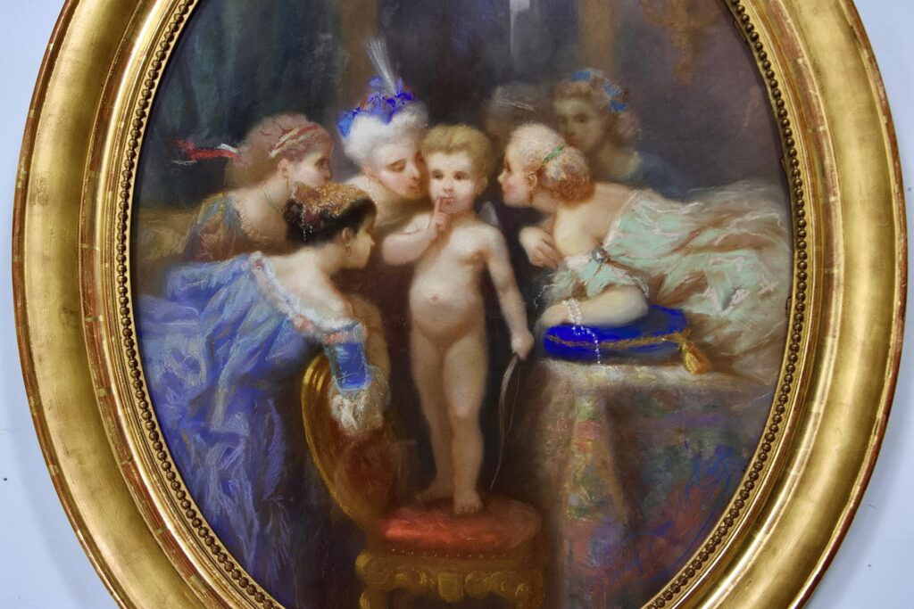 IMG_3340 Антикварна картина «Вакх у дитинстві»