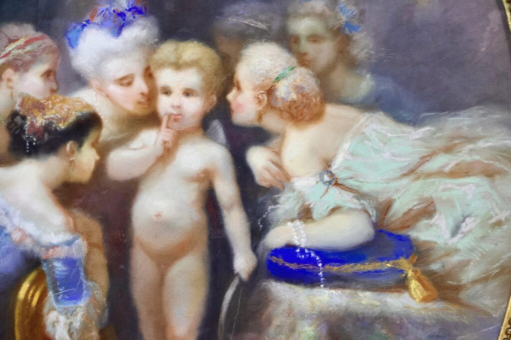 IMG_3343 Антикварна картина «Вакх у дитинстві»