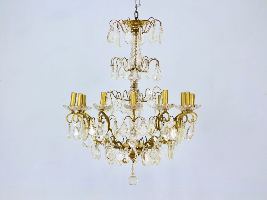 IMG_3359 Антикварна кришталева люстра
