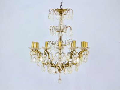 IMG_3359 Антикварна кришталева люстра