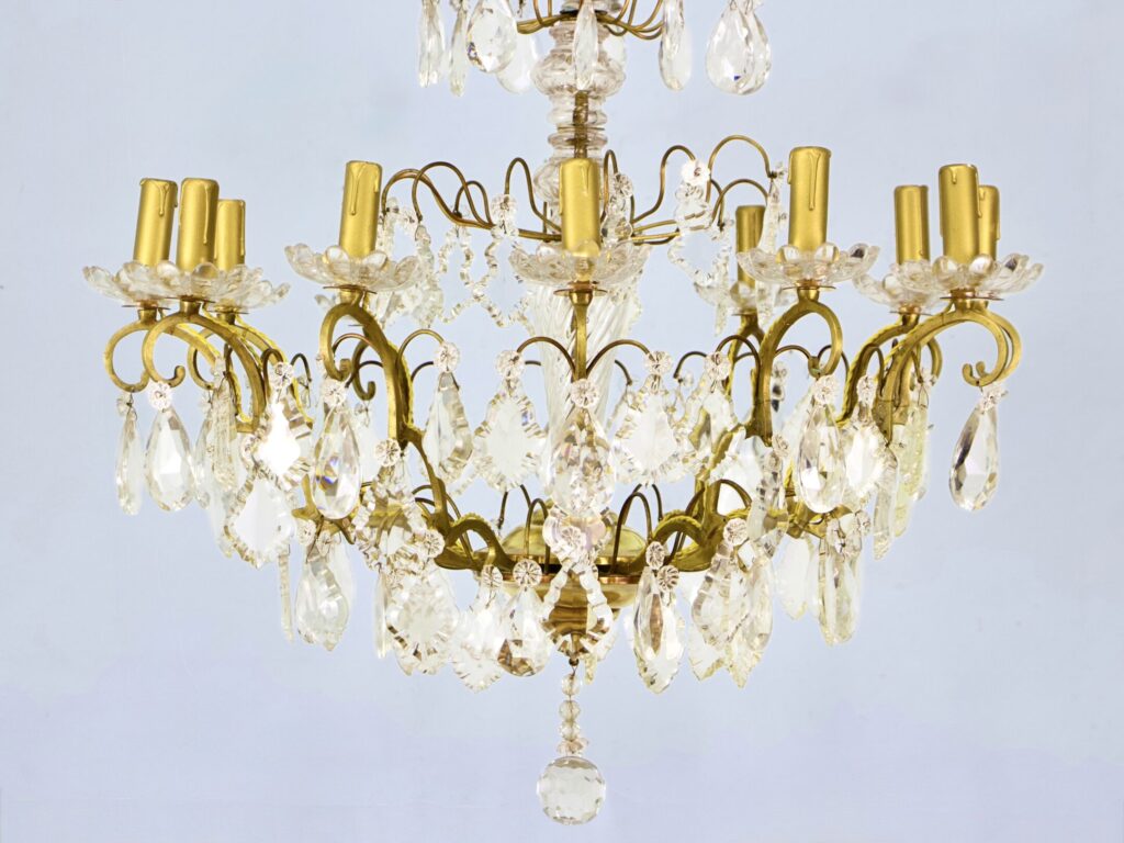 IMG_3360 Антикварна кришталева люстра