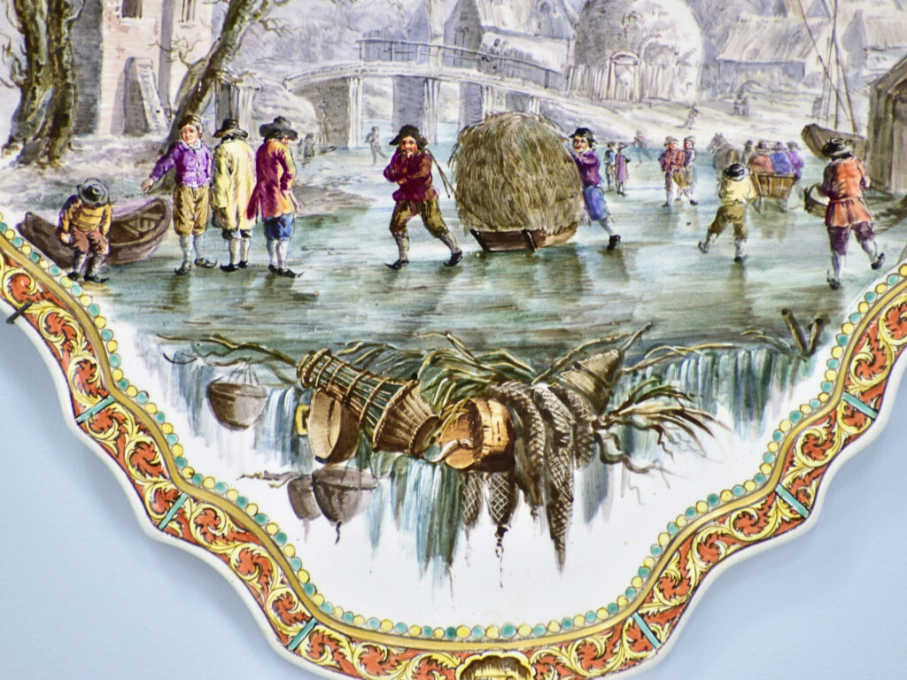 IMG_4940 Пара декоративних тарілок з сільськими сценами