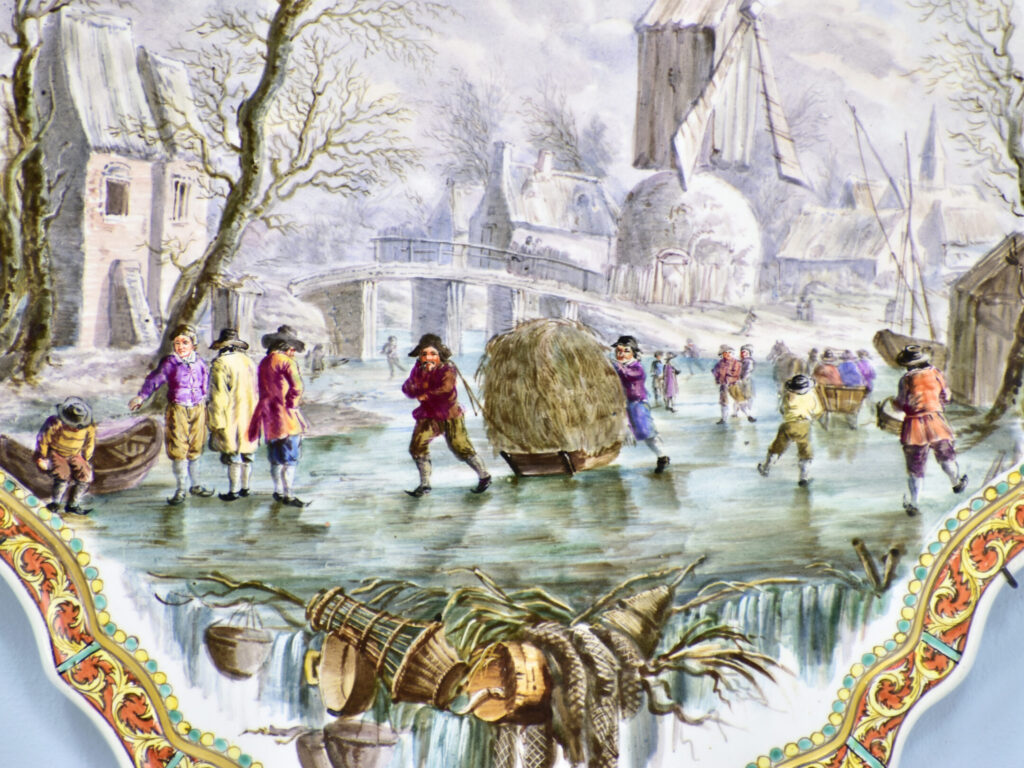 IMG_4941 Пара декоративних тарілок з сільськими сценами